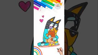 How To Draw Bluey Draw Bluey Bingo And Bandit Tutorial