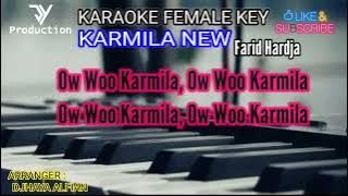KARAOKE KARMILA NEW ( Farid Hardja) Nada Cewek #jy #karaokedangdut #viral  #karmila  #faridhardja