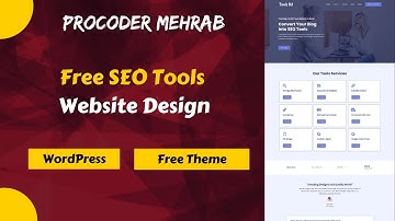 Free SEO Tools Website Design With WordPress Astra Theme | Procoder Mehrab