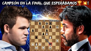 ES CAMPEÓN EN LA FINAL QUE TODOS ESPERÁBAMOS🏆💥! Carlsen vs. Nakamura | (Casablanca chess 2024 final)