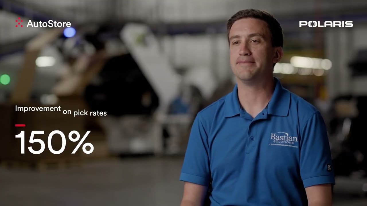 AutoStore | From 10 Miles a Day to 150% Faster Fulfillment: Inside Polaris’ Warehouse Transformation