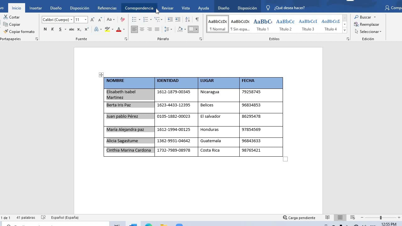 COMO ORDENAR ALFABETICAMENTE EN WORD YouTube