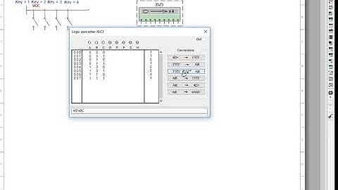 Logic Converter in MultiSim