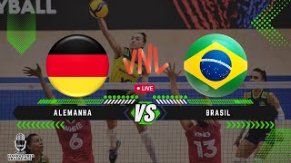 ALEMANHA x BRASIL | 2024 FIVB Volleyball Men's Nations League | 04/06/2024