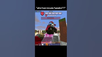 "who has mouse tweaks??"  #minecraft #mcci #skybattle #gaming