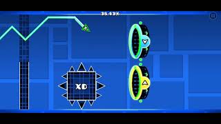 I made a troll level in Geometry Dash