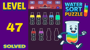 Water Sort Puzzle – Level 47 | Fast & Clean Solution