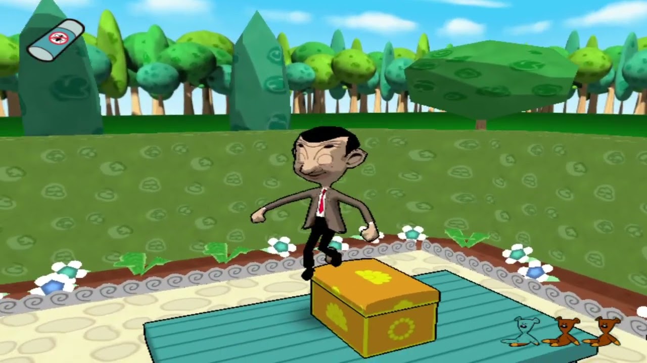 Mr Bean - PS2 Gameplay - Mrs Wicket's Back Garden
