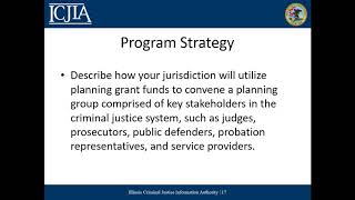 Adult Redeploy Illinois - SFY18 Planning And Implementation Grants NOFO Category 1 Planning Grant