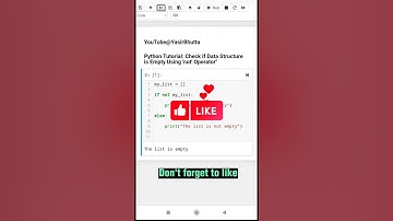 Check if Data Structure is Empty Using 