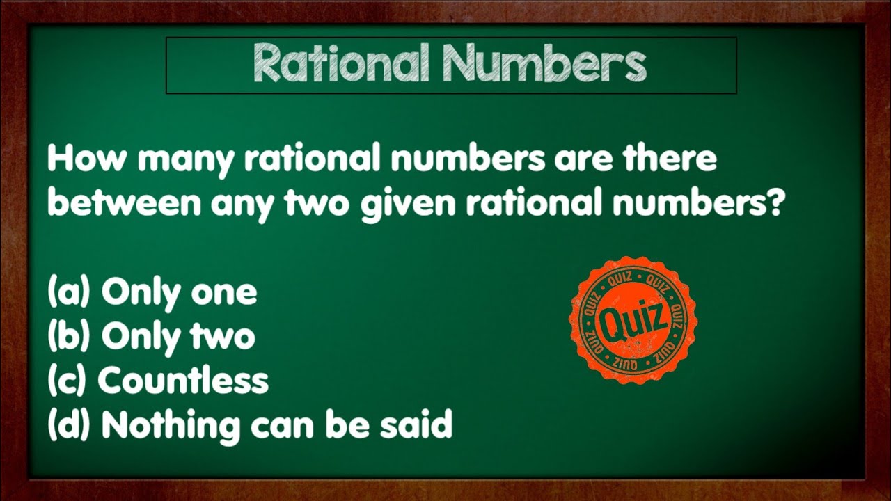class 8 maths chapter 1 rational numbers mcq maths chapter 1 multiple choice questions class 8 youtube