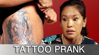 Sons Prank Parents With Tattoos