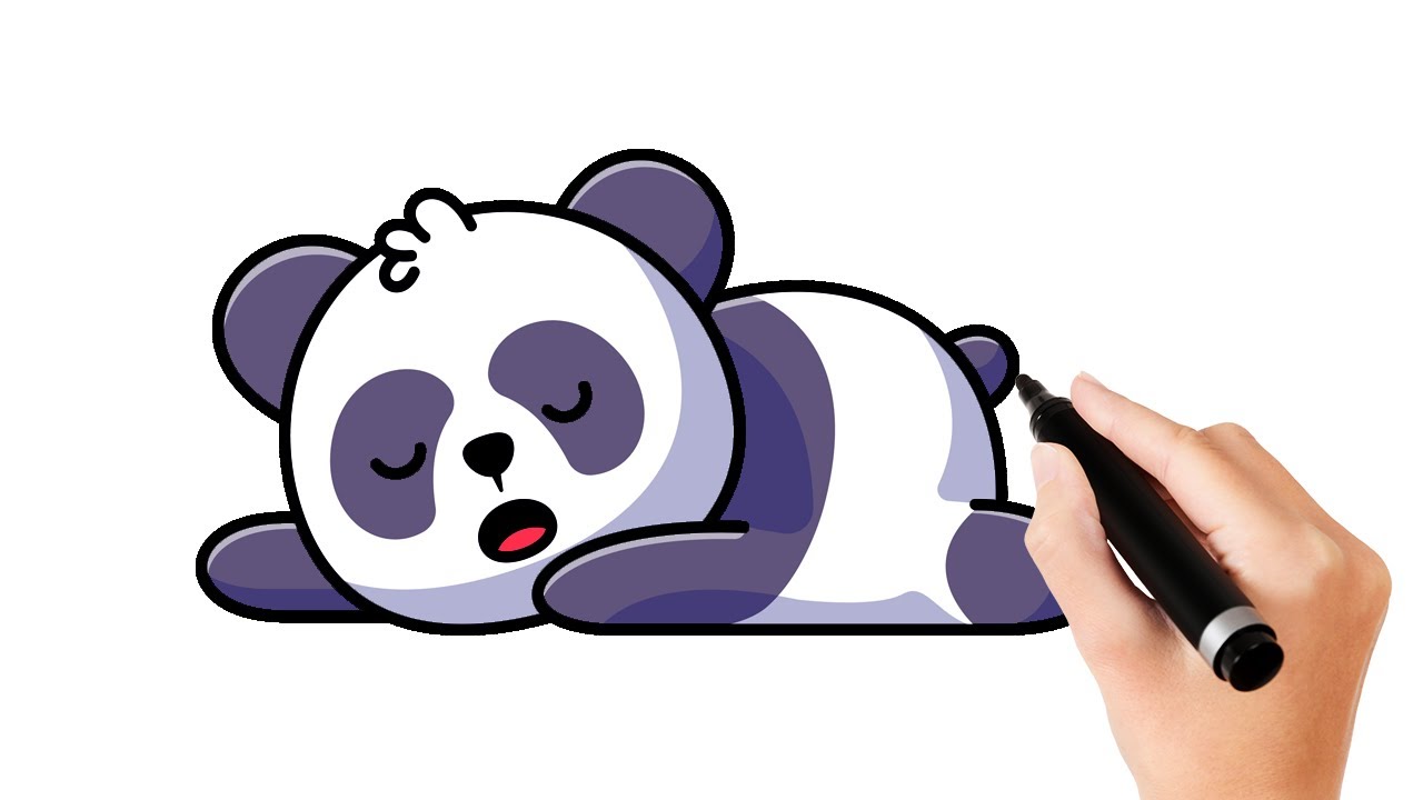 Cute baby panda waving hand 21704158 Vector Art at Vecteezy