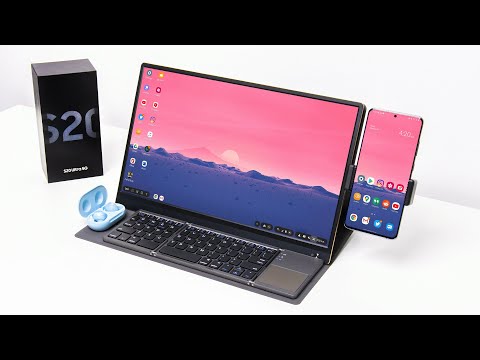 Galaxy S20 Ultra PC Setup With Samsung DeX - DIY Portable Setup!