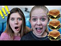 Copying my Sisters Diet for 24 HOURS! 🍟🍔 || Taylor & Vanessa