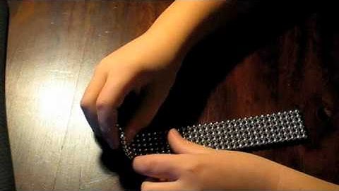 how to make a bucky balls cube.