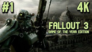 Fallout 3 ⦁ Прохождение #1 ⦁ Без комментариев ⦁ 4K60FPS