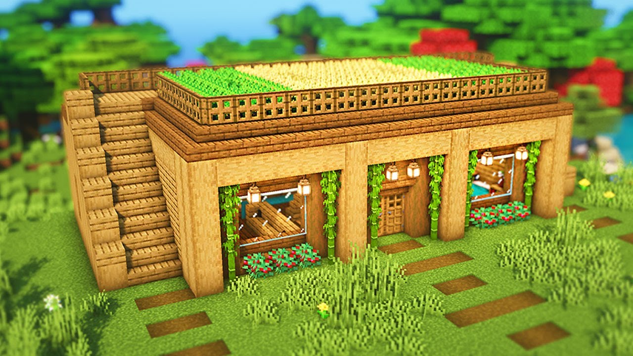 Como Hacer Casa De Madera Minecraft