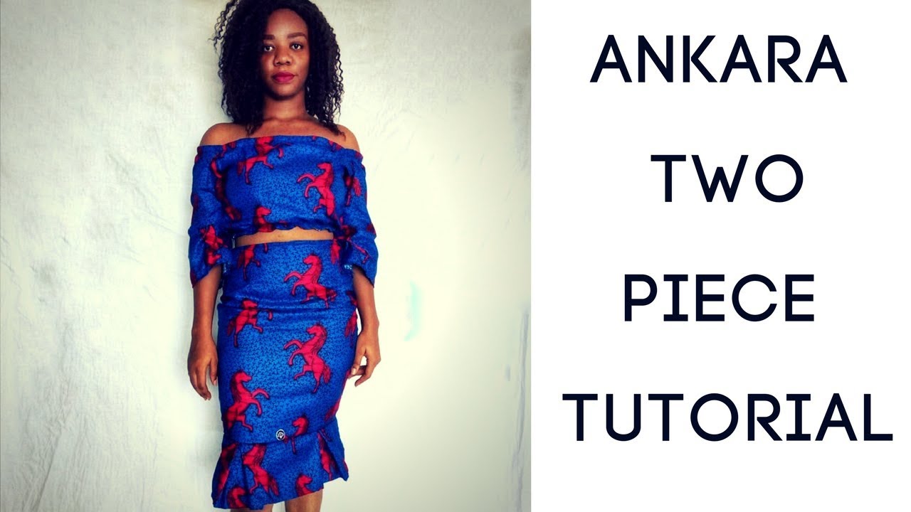 pleated ankara skirt