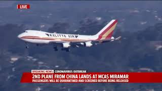 2nd Plane Arrives at MCAS Miramar from China