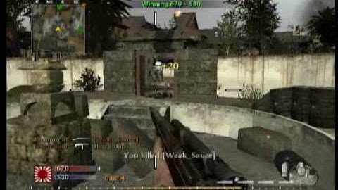 Call of Duty 5 Wii No Scope montage Emango|RR #4