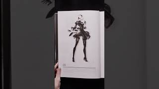 Nier Automata Wolrd Guide. Complete Flip Through book. #shorts #nierautomata #yokotaro