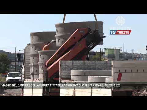 VIAGGIO NEL CANTIERE DELLA FUTURA CITTADELLA SPORTIVA DI VIALE MIRAMARE | 05/08/2025