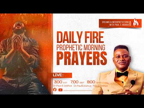 Daily Fire : Prophetic Morning Prayers |EP 1207| with Paul S. Joshua