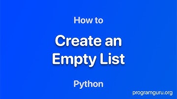 Python - Create Empty List