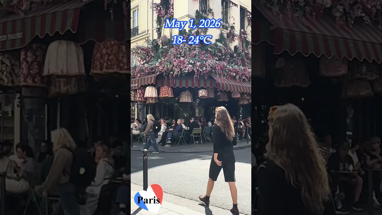 5月1日🇫🇷実はメーデーだけじゃない⁉️フランスでは大事な人へスズランを贈る日✨皆んなにも幸せ届くかな？　#parisstyle #パリ旅行 #パリの服装