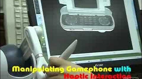 haptic interaction with personal electic device
