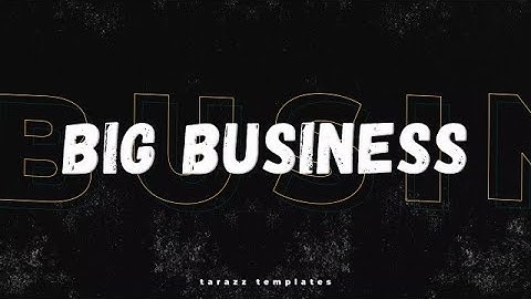 Big Business DaVinci Resolve Templates