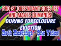 Pro-Se Defendant Explodes and Brings Donald Trump in Foreclosure Eviction in Court - Full Case