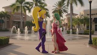 Miss Information Mascot Meets Tiki Cosplayer (Gamoverse and Fire Emblem Crossover)