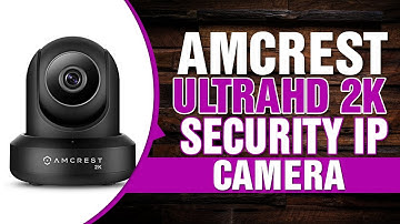Amcrest UltraHD 2K (3MP/2304TVL) WiFi Video Security IP Camera with Pan/Tilt, Dual Band 5ghz/2.4ghz