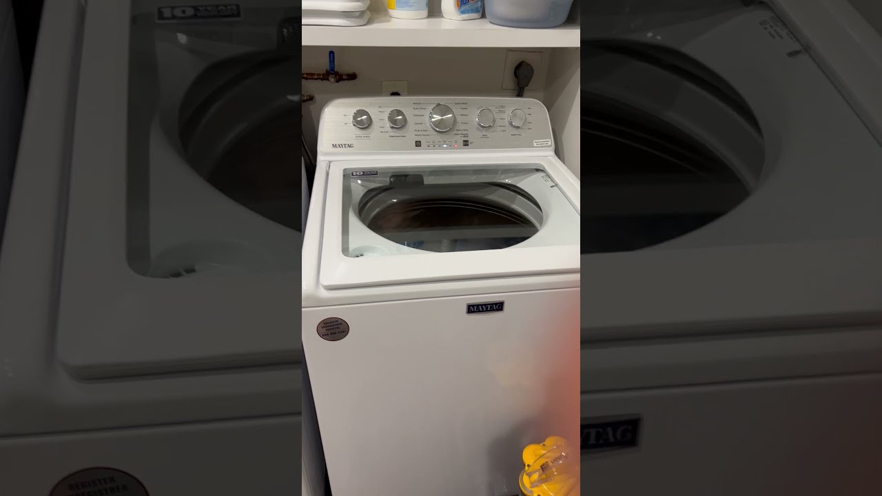 Terrible Washing Machine Maytag Top Load Washer MODEL MVW5430MW