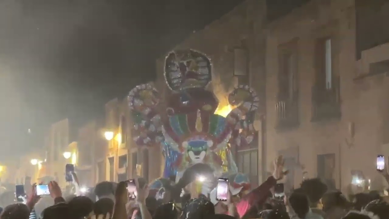 Torito de petate “El Misterioso del centro” carnaval 2025