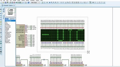 Proteus - PIC C Compiler / Matrix 8x32