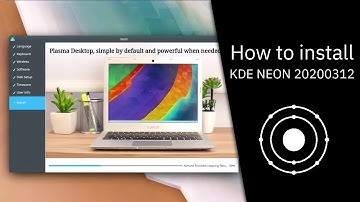 How to install KDE NEON 20200312