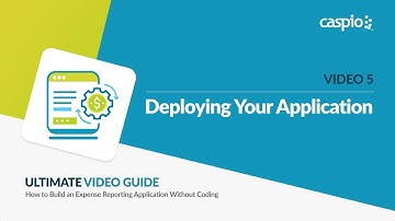 Building an Expense Reporting Application / Part 5 of 5 / Deploying Your Application