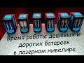 Дорогие и дешевые батарейки в лазерном нивелире  #Instrumax Element 2D