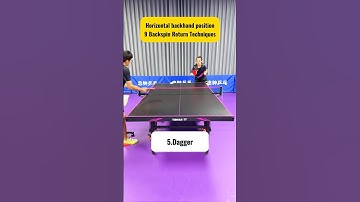 9 Techniques to Receive a Backspin Serve with Your Left Hand! #pingpong #pingpongtips