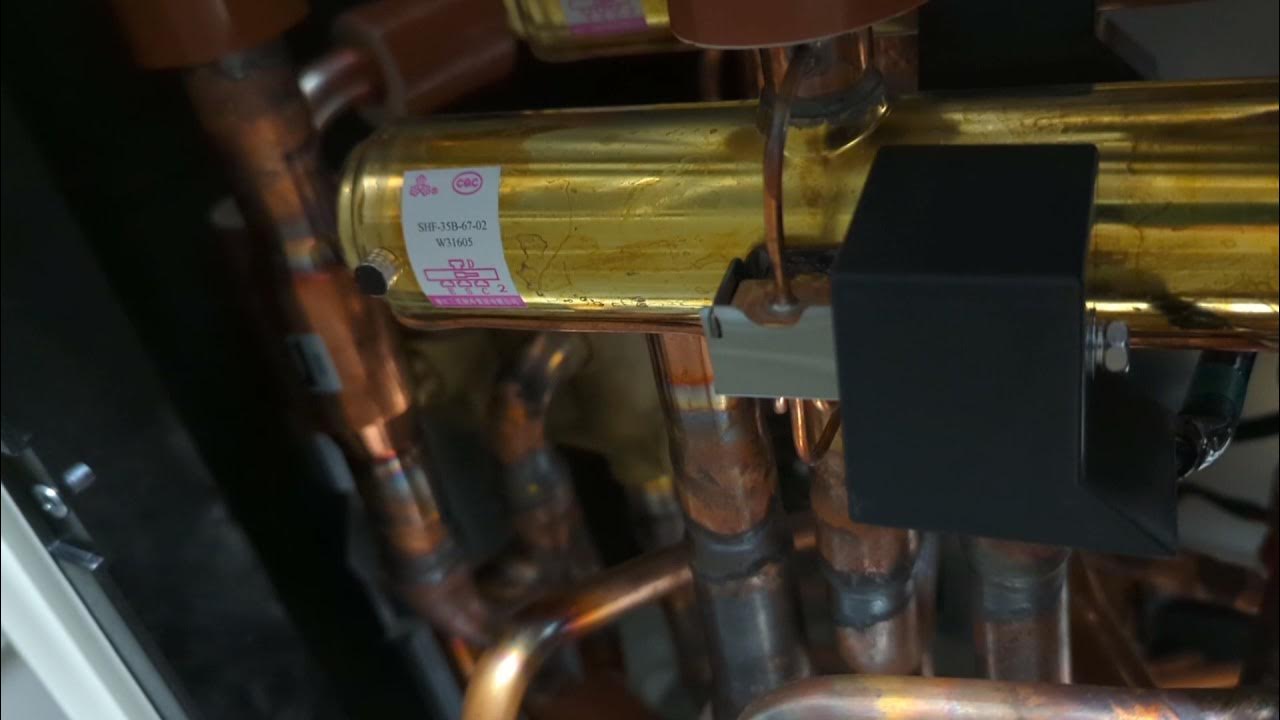 Watching A Reversing Valve Shift With A Magnet - YouTube