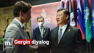 Çin Lideri Şi Kanada Başbakanı Trudeau Yu Kameralar Önünde Fırçaladı