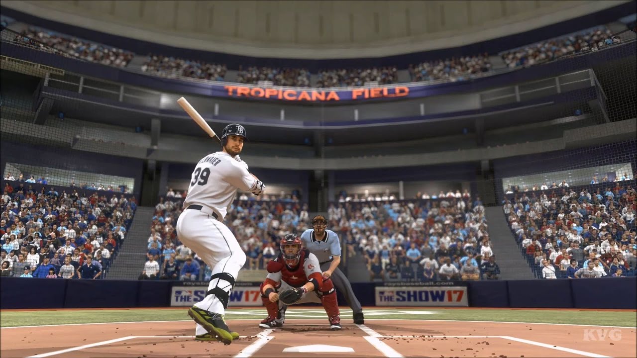 MLB The Show 17 - Boston Red Sox vs Tampa Bay Rays | Gameplay (PS4 Pro HD) [1080p60FPS]