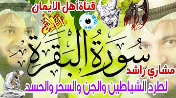 سورة البقرة كاملة مكررة لطرد الشياطين والجن والسحر والحسد والعين الشيخ مشاري راشد surat albaqara