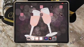 Lori’s Tech Time - New Years Eve Theme -  How I Customized My iPad iOS Home Screen - screenshot 2