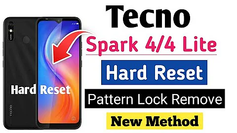 Tecno Spark 4/4 lite Hard Reset | Tecno spark Factory Reset | Tecno Spark pattern & Pin Lock Remove