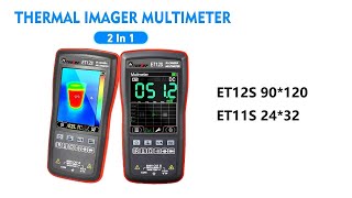 Electrician Must-have! TOOLTOP 2-in-1 Thermal Imager Multimeter