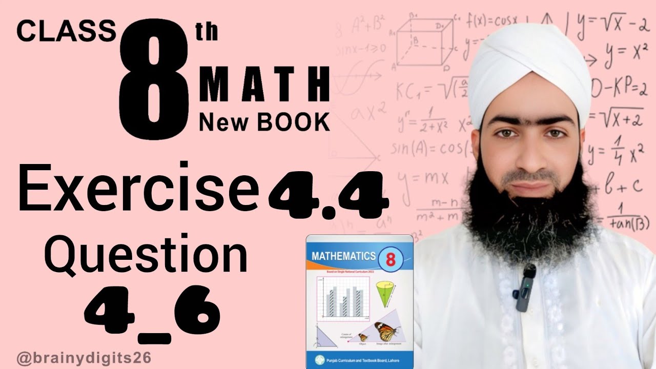 Class 8 |Maths |Ch #4 | Ex #4.4 | Q#4_6 | Sir Usman Attari |Construction of Triangle |Brainy Digits 